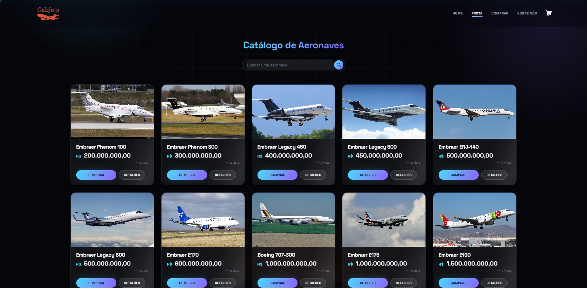 Homepage GabJets