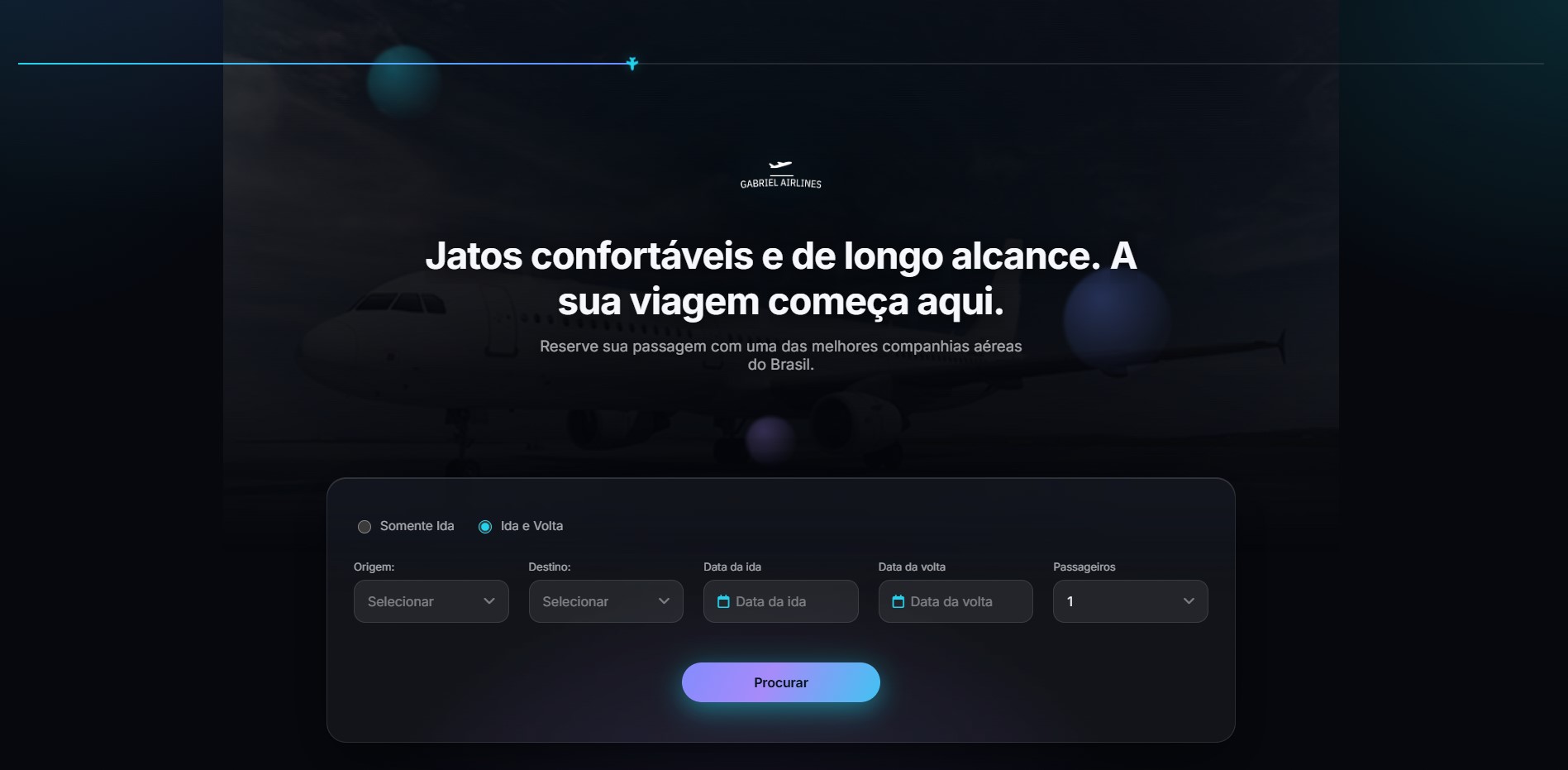 Homepage Gabriel Airlines