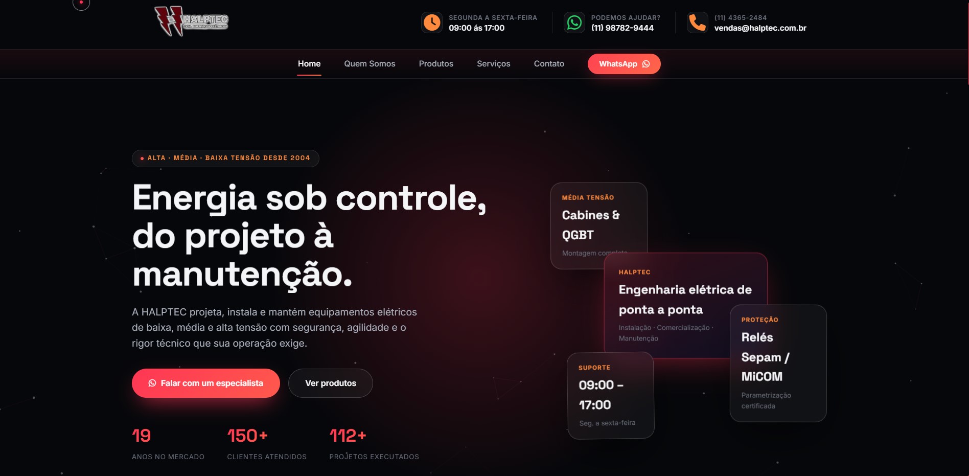 Homepage HALPTEC